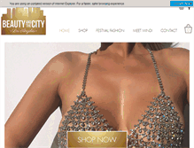 Tablet Screenshot of beautyandthecityla.com